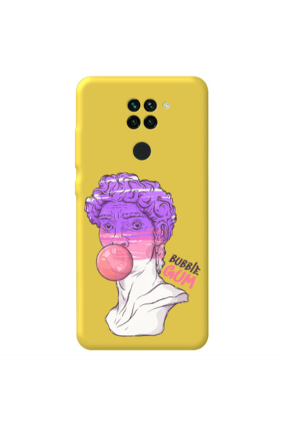 Other Xiaomi Redmi Note 9 Pin Bubble Yellow Colored Silicone TPU Θήκη