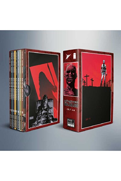 Marmara Çizgi Yayınları Yürüyen Ölüler 1-8 Set (Kutulu) Türkçe Çizgi Roman