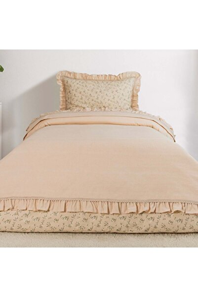 Schafer Home Chance Single Pique Set-Beige Tkebt Beige