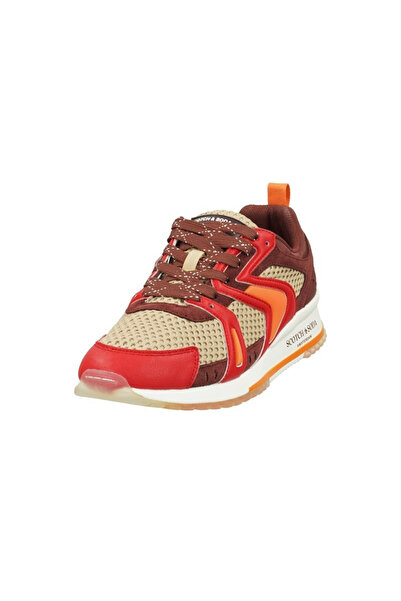 Scotch & Soda Pantofi sport barbati din piele cu insertii de plasa, Scotch&Soda