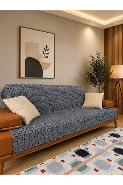 Rain Home Collection غطاء مقعد من الإسفنج المنقوش المقاوم للانزلاق مقاس 160x2...