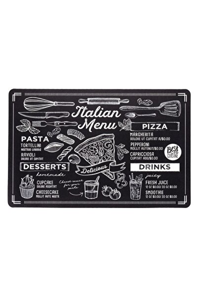 Z Store Suport de masă din plastic pentru meniu italian - 43.5x28.5cm