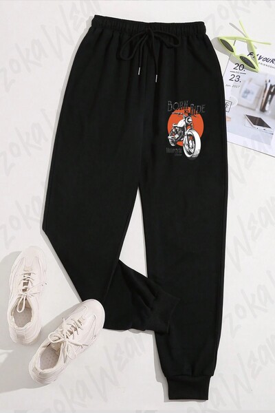 ZOKAWEAR Unisex Φούτερ με στάμπα "Riding Till Death" για μοτοσικλετιστές