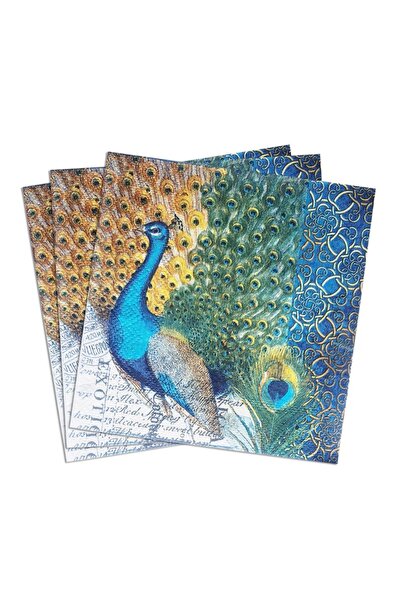 Choice Bag Package 20pcs 20pcs 25cm 2Ply Peacock Design Love Theme Elegant Di...