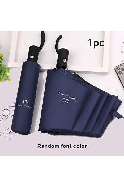 Choice Navy Blue 8-Rib Automatic High Quality Umbrella - One-Touch Open/Close...