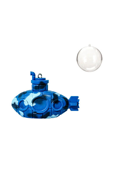 Choice3 Camo Floating Mini Submarine Aquarium Decoration with Diver Figure Du...