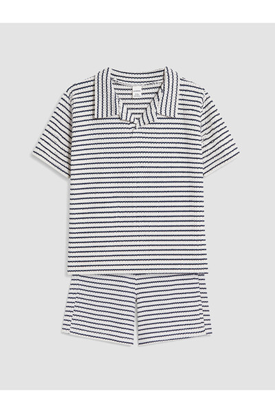 LC Waikiki Lcw Kids Petrol Striped Boys' Set