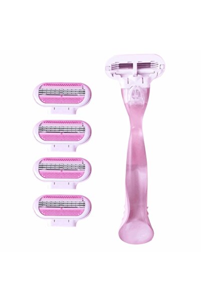Choice10 1 Handle 4 Blades 4/8/40 Pcs Women's Razor Blades Refills, 3-Layer C...