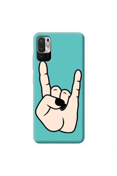 Other Xiaomi Redmi Note 10 Pro 5G Rock Turquoise Colored Silicone TPU Θήκη