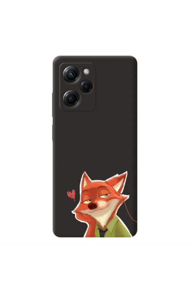 Other Xiaomi Poco X5 Pro Valentines 15 Black Colored Silicone TPU Θήκη