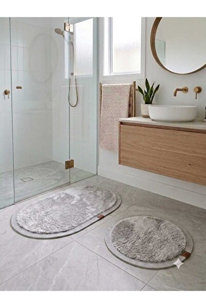 MIRAEDN HOME Modern New Generation Bath Mat Toilet Set Premium Wicker Detaile...
