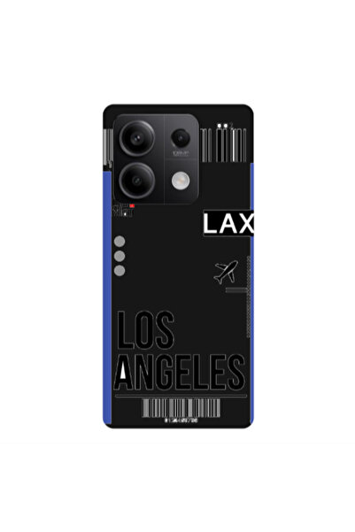Other Xiaomi Redmi Note 13 5G Los angeles Black Colored Silicone TPU Θήκη