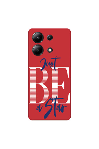 Other Xiaomi Redmi Note 13 4G Just Be a Star Red Colored Silicone TPU Θήκη