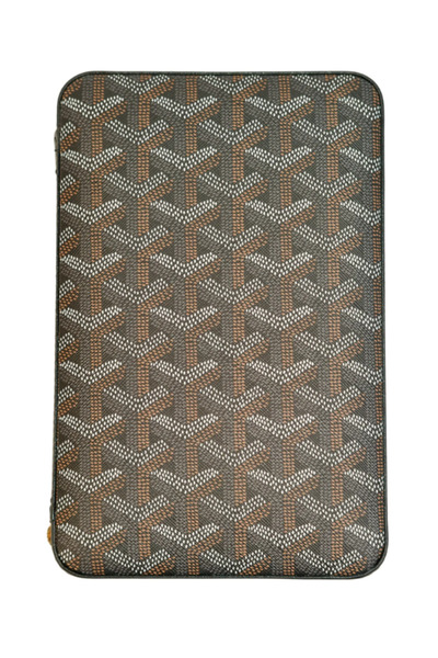 Habanos Cohiba Çakmak Kesicili Goyard Desenli Kahverengi Deri Puro Taşıma Çan...