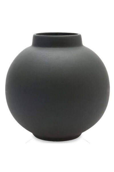 Aberto Design Βάζο 963DNL1204 13x13x23εκ. Ανθρακί