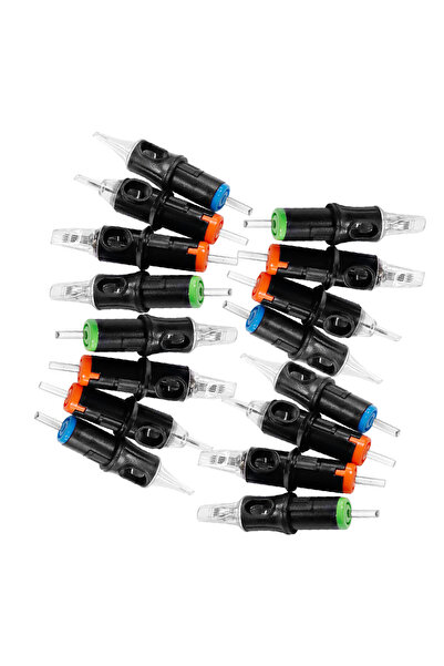 Choice24 11 RL 20 قطعة إبر وشم عالمية للاستخدام مرة واحدة، إبر خرطوشة للوشم R...