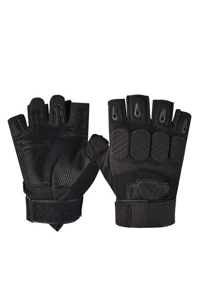 Choice M Black 1Pair Tactical Half Finger Gloves Army Combat Hunting Shooting...