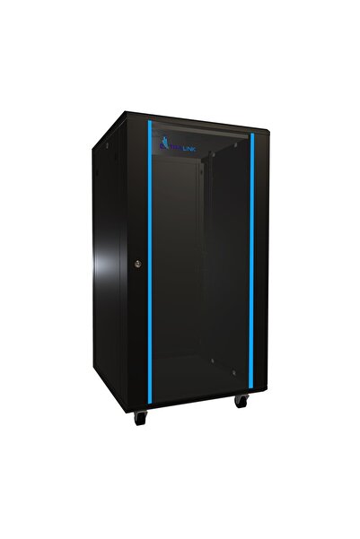 Extralink 22U 600x600 Negru |   Dulap rack |   în picioare
