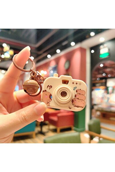 Choice Style A Capybara Projector Camera Keychain Cartoon Glow Gift Cute Ligh...