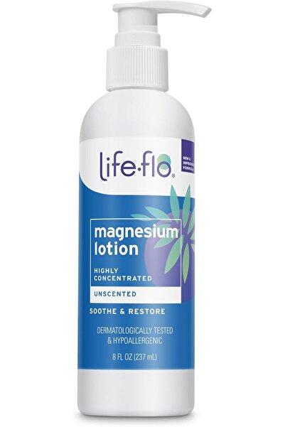 lifeflo لوشن الجسم بالماجنيسيوم من لايف-فلو، بدون رائحة، كلوريد الماجنيسيوم م...