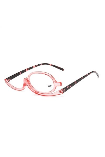 Choice4 +350 pink New Rotating Magnifying Makeup Reading Glasses For Women Fo...