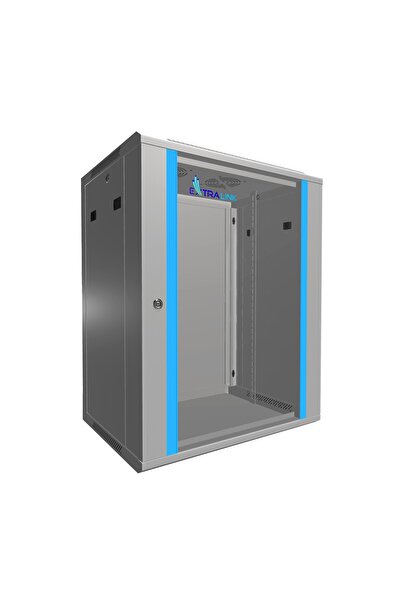 Extralink 15U 600x450 Gri |   Dulap rack |   montat pe perete