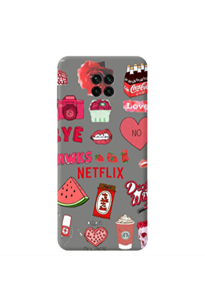 Other Xiaomi Redmi Note 9 Pro pizza is my valentine Grey Colored Silicone TPU...