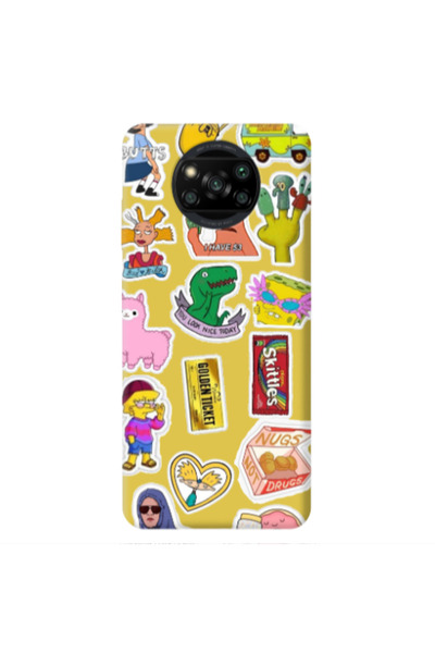 Other Xiaomi Poco X3 /X3 Pro best cartoons Yellow Colored Silicone TPU Θήκη