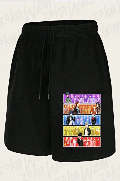 ZOKAWEAR Unisex Persona Series Character Design Printed Shorts