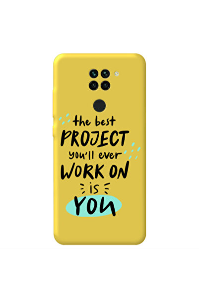 Other Xiaomi Redmi Note 9 The Best Project Yellow Colored Silicone TPU Θήκη