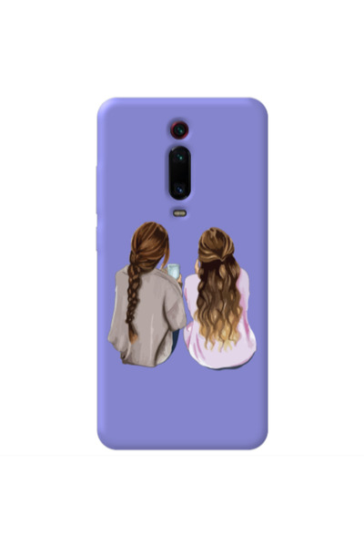 Other Xiaomi Mi 9T Pro Friends Purple Colored Silicone TPU Θήκη