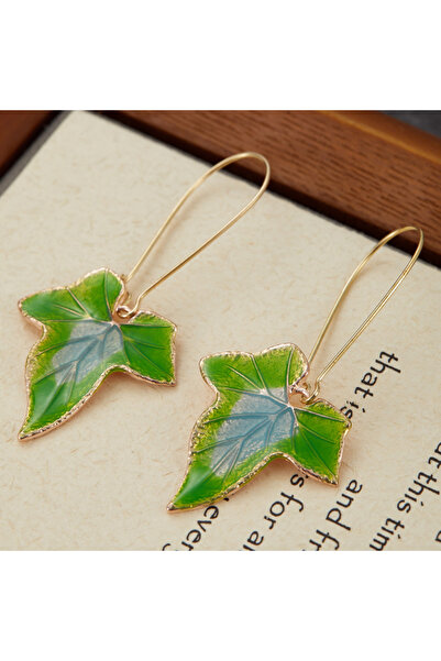 Choice WA6260-1 New Personalized and Creative Leaf Hanging Earrings, Women's ...