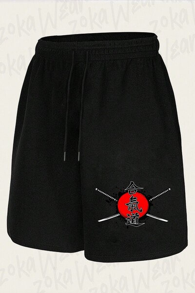 ZOKAWEAR Unisex Aikido 2 Design Printed Shorts