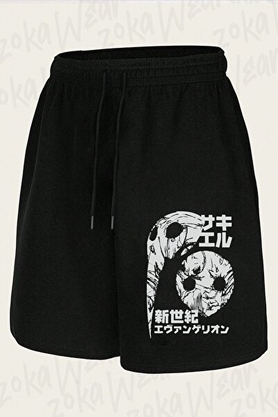 ZOKAWEAR Unisex σορτς Evangelion με ειδικό σχέδιο και στάμπα
