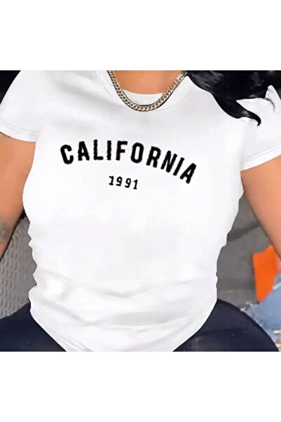 212Wear تي شيرت نسائي مريح برقبة دائرية، قطن مخلوط، أكمام قصيرة، ناعم ومسامي،...