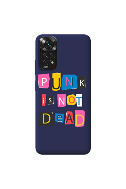 Other Xiaomi Redmi Note 11 4G Punk is not Dead Dark blue Colored Silicone TPU...
