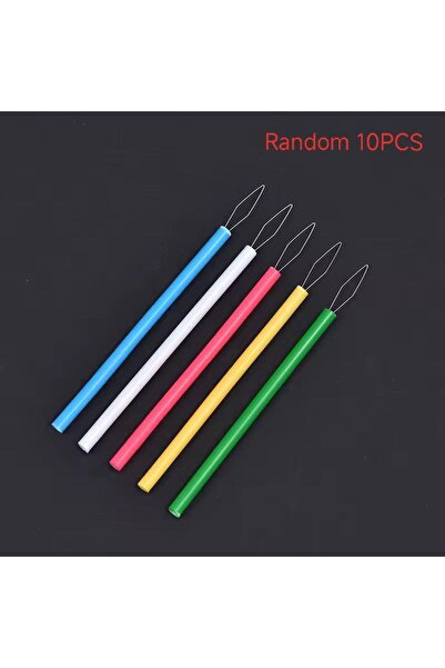 Choice Multicolor 10pcs 10Pcs Leader Beader Threading Needle Sewing Tools Cyl...