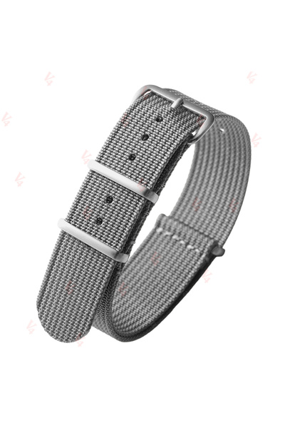 Choice5 20mm Grey 19mm 18mm 20mm 22mm Ribbed Nylon Watch Strap for Swatch for...