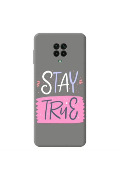 Other Xiaomi Redmi Note 9 Pro Stay True Grey Colored Silicone TPU Θήκη