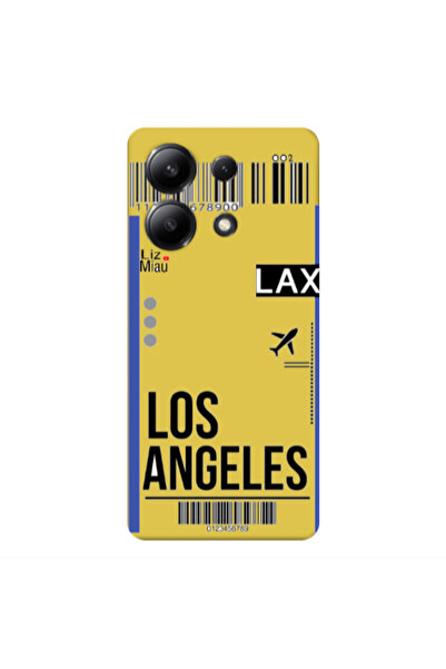 Other Xiaomi Redmi Note 13 4G Los angeles Yellow Colored Silicone TPU Θήκη