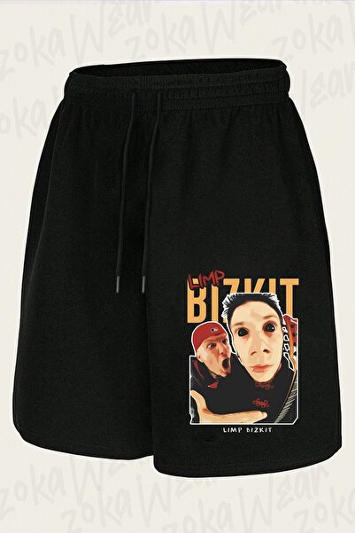 ZOKAWEAR Unisex Limp Bizkit V18 Design Printed Shorts