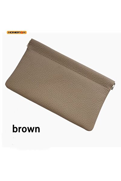 Choice brown Homefish Storage Bag PU Leather For Long Wallet Passport Driver'...