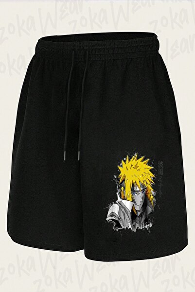 ZOKAWEAR Unisex Naruto Uzumaki Manga Design Printed Shorts