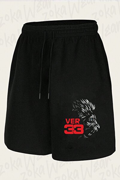 ZOKAWEAR Unisex 33 Lion Max F1 Design Printed Shorts