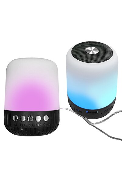 Homie Ηχείο Bluetooth Κυλινδρικό Μικρό με φως 9x7εκ. 108512