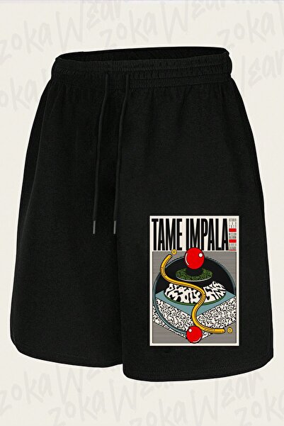 ZOKAWEAR Unisex Tame Impala V4 Design Printed Shorts