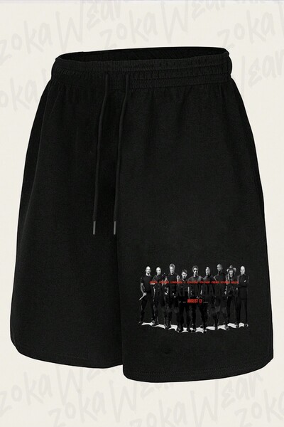 ZOKAWEAR Unisex Angels of Hell 2 Design Printed Shorts