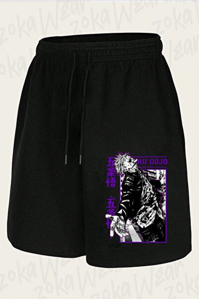 ZOKAWEAR Unisex Jujutsu Kaisen Gojo Satoru Design Printed Shorts