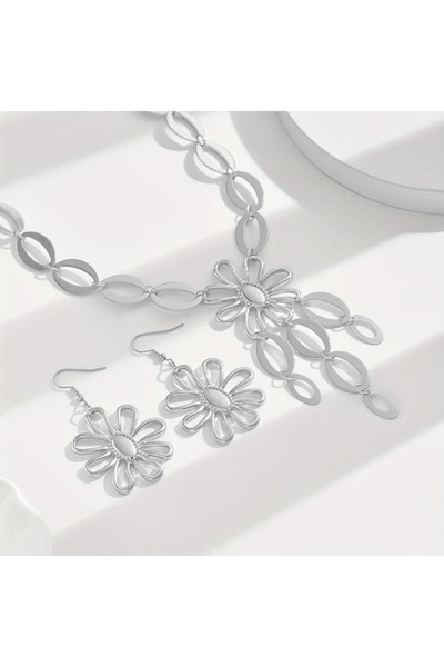 Choice1 YC4682-2 3 Pieces/set of Personalized Hollow Out Design Flower Pendan...