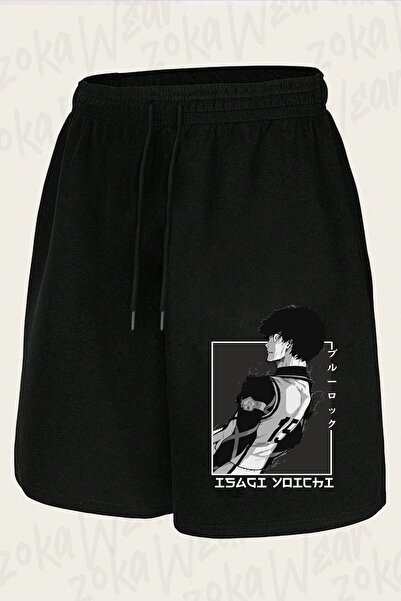 ZOKAWEAR Unisex Isagi Yoichi Blue Lock in Japanese Design Printed Shorts